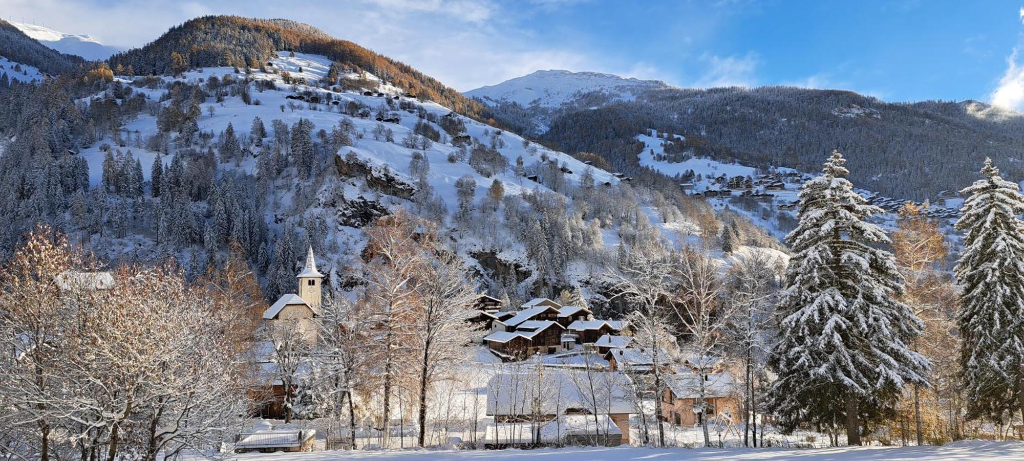 B&B Chalet Rustica Inden, Leukerbad Ngoại thất bức ảnh